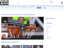 Tablet Screenshot of musicjesus.com